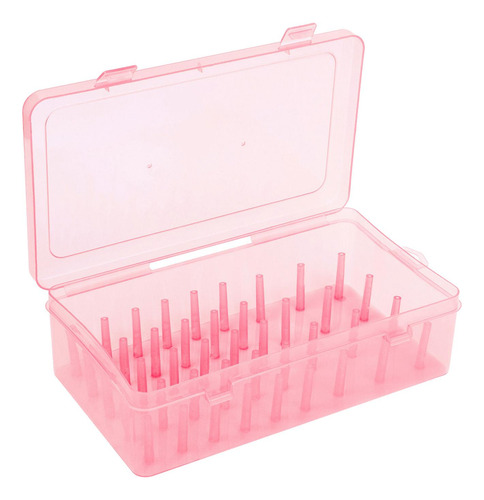 Caja De Almacenamiento De Hilo De Coser, Accesorios Rosa