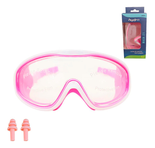 Antiparras Hydro Mask + Tapones Infantiles Pileta Lentes Uv