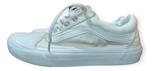 Zapatillas Vans Ward Blanco Old Skool Originales Mujer 