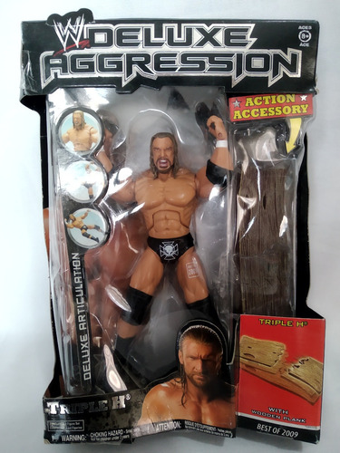 Luchador Triple H Wwe Deluxe Aggression Lucha Libre Jakks