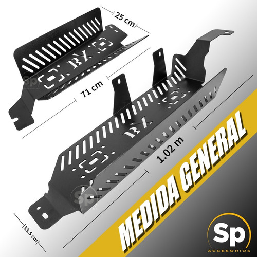 Imagen 6 de 10 de Protector Catalizador Anti Robo Para Toyota Hilux 2016/2022+