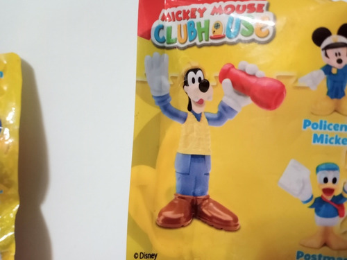 2 Figuras Disney Mickey Mouse Y Goofy 7 Cm Fisher Price Sobr (Usado)