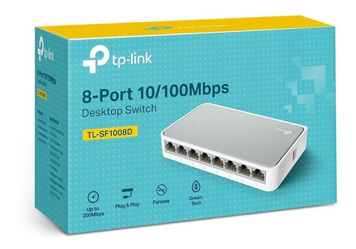 Imagen 3 de 4 de Switch TP-Link TL-SF1008D serie LiteWave