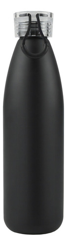Botella Aluminio Deportiva Modelo Bay Tahg 750 Ml Color Negro