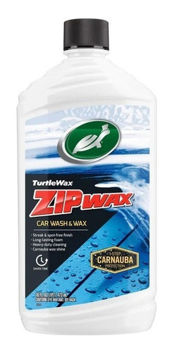 Shampoo Para Carros Cera Turtlewax  Zip Wax 16oz