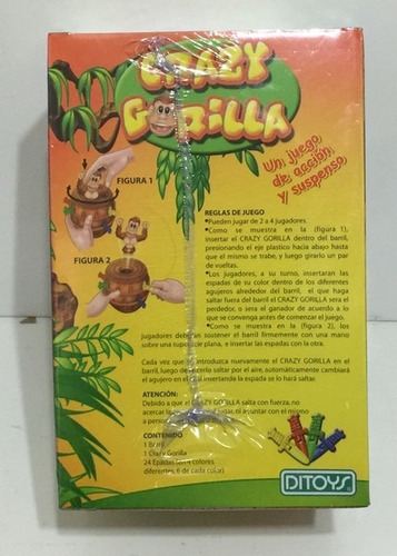 Crazy Gorila Juego De Mesa Original Ditoys Cod 611 Bigshop