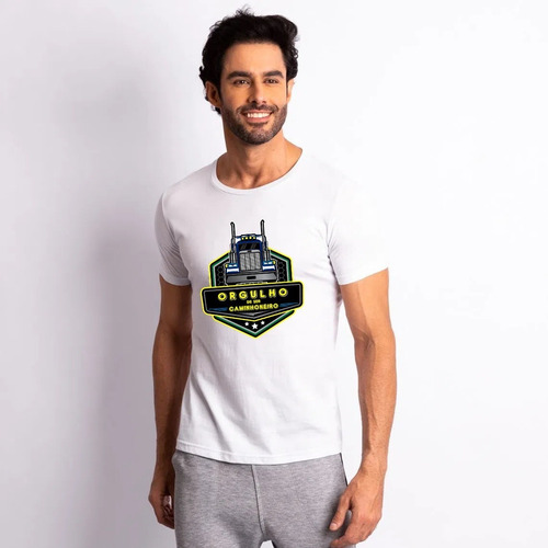 Imagem 2 de 4 de Camiseta Para Caminhoneiro - Orgulho De Ser Caminhoneiro