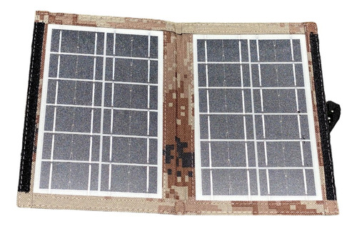 Panel Solar Portátil Plegable Con Cargador Solar Usb De 7w