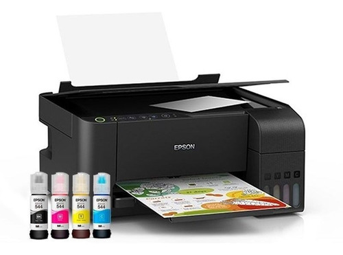 Impresora Multifunción Epson L3150 Wifi Con Tinta Incluidas