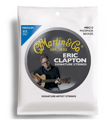 Encordado Guitarra Acustica Martin & Co Mec13 Clapton 13/56