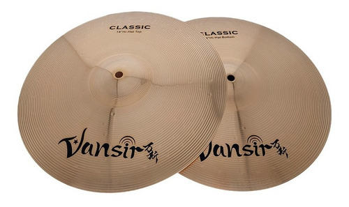 Platillo Vansir B8 - Hi-hat 14 - Stock En Chile