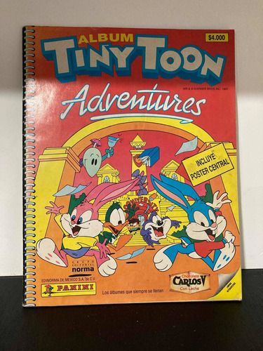 Álbum De Estamapas Tiny Toon Adventures Panini 1991