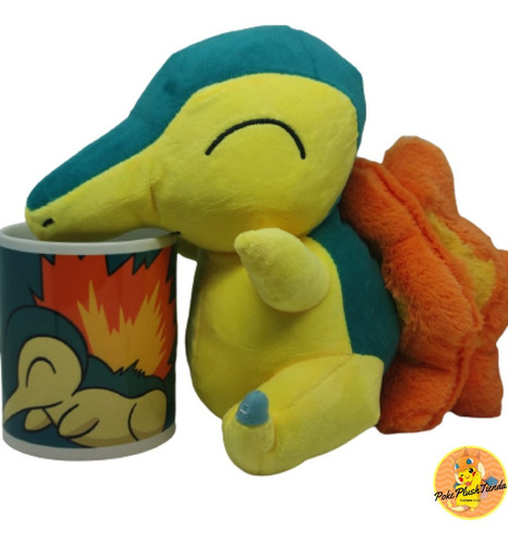 Cyndaquil Peluche Pokemon Promo Con Taza 