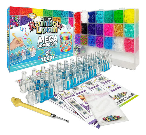 Rainbow Loom - Mega Combo Set De Ligas De Colores Para Hacer