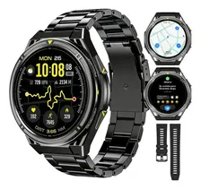 Reloj Inteligente Deportivo Cubot Gt5 Amoled 1.43 Gps Mapas Offline Llamadas Bluetooth 50m Impermeable Hombre Mujer Negro Smartwatch Silicona