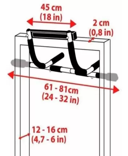 Barra para dominadas amurable multifunción – MIR FITNESS