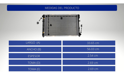 Radiador Ford Fiesta / Ecosport Mod. 03-06