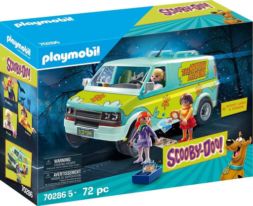 Juego Playmobil Scooby-doo La Máquina Del Misterio 70 Pzs Cantidad de piezas 69