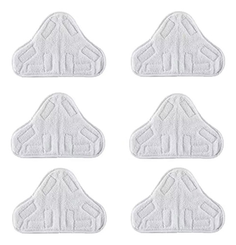 6 Almohadillas Para Mopa A Vapor H2o X5, Lavables, Microf