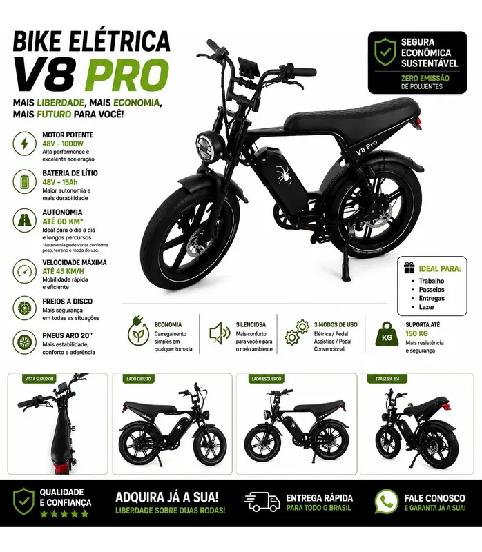 V8 1000W