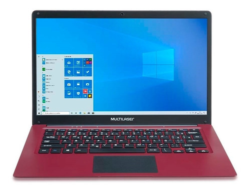 Notebook Legacy Cloud Atom 2gb 32gb Pc132 Vermelho