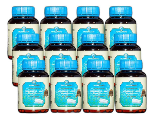 Suplemento Em Cápsulas Vitamina K2 Nutramagic Kit 12un