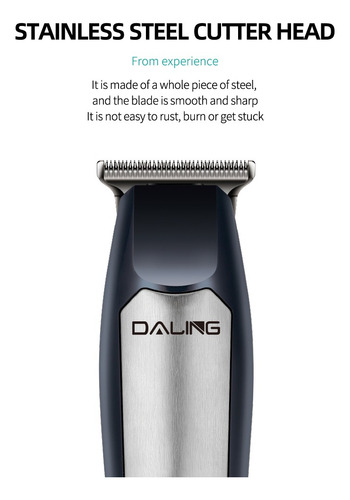 Máquina De Cortar Cabelo Barbeador Profissional Dl-1839
