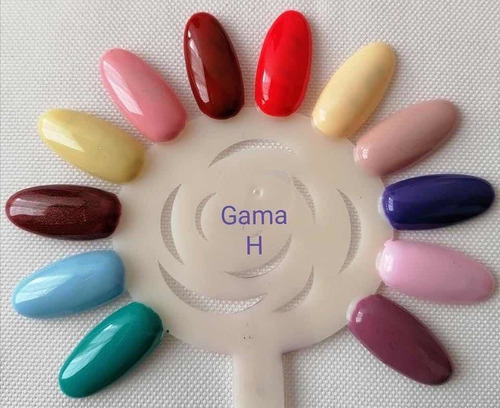 Imagen 2 de 7 de Gel Uv/led Miss Cherry Gama H 10ml Gel Semipermanente C/12pz