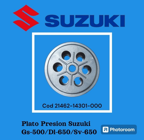 Plato Presion Suzuki Gs-500/dl-650/sv-650