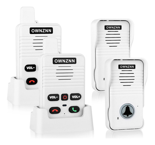 Ownznn Timbre Inalambrico, Timbre De Intercomunicador Duplex