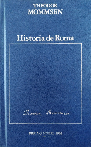 Historia De Roma (fragmento) - Theodor Mommsen (Usado)