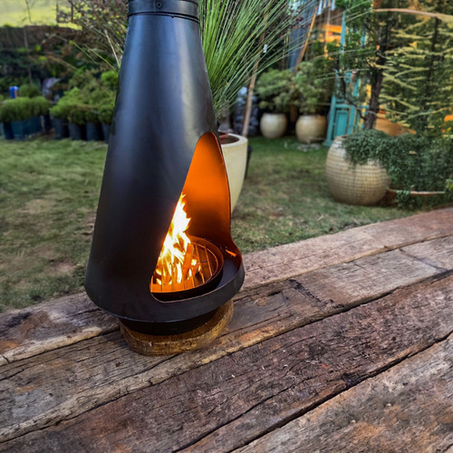 Lareira Suíça Portátil Interna Externa Lenha Jardim Inverno