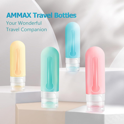 Botellas De Viaje Artículos De Tocador De 3 Oz Etiquet...