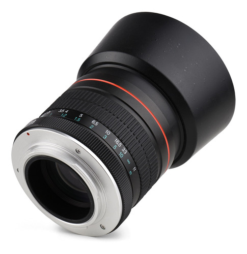 Imagen 3 de 9 de Andoer 85 Mm F1.8 Teleobjetivo Mediano De Apertura Grande Fo