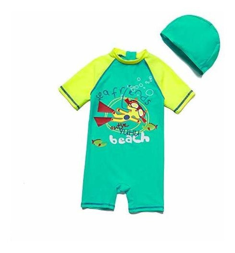 Bonverano Baby Boy Uv Swimsuit Upf 50+ Sun Protection S/s On