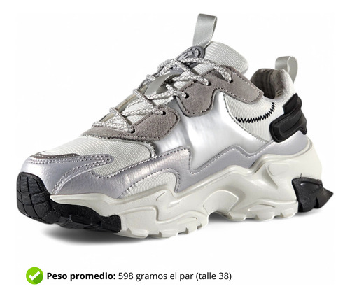 Zapatillas Mujer Plataforma Urbanas Moda Filament Grous