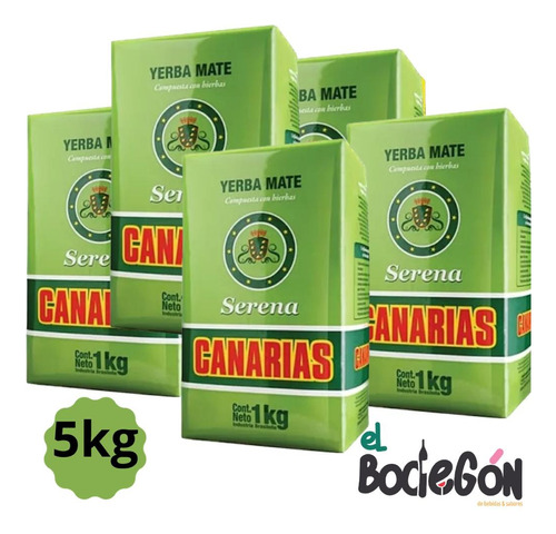 Yerba Canarias Serena X 5kg Envio Gratis