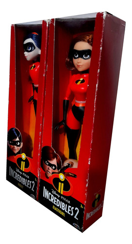 2 Muñecas Increibles Elastigirl Y Violeta Dinsey Pixar