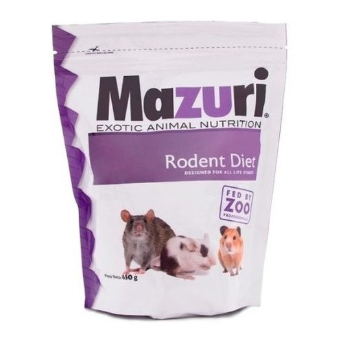 Alimento Para Raton Hamster Roedores 650g Mazuri