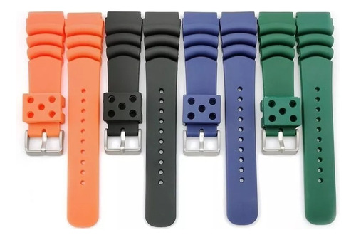 Correa Caucho Navy Compatible Smartwatch Amazfit Pop 3s 20mm
