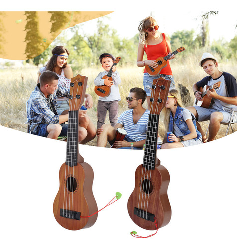 Ukelele De Juguete Para Niños, Guitarra Infantil De 4 Cuerda