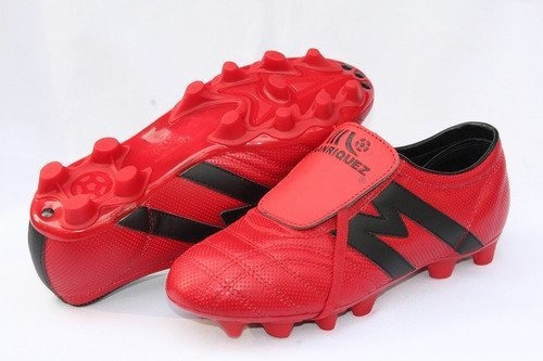 2264-zapato Fútbol Manriquez Profesional Mid Sx Rojo/ngo