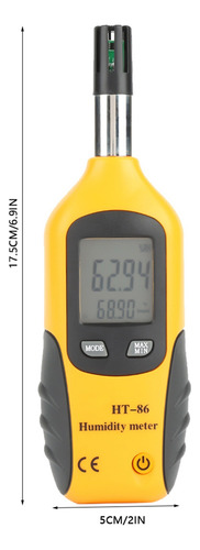 Medidor Digital Ht-86, Temperatura Humedad Con Alta Precisió