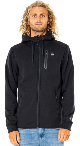 Canguro Rip Curl Anti Series Departed Zip Negro - La Isla