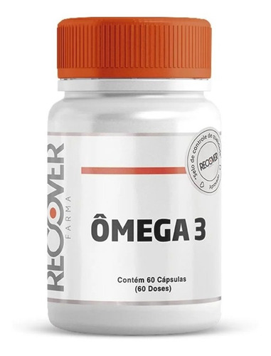 Omega 3 Epa Dha 60 Cápsulas - Recover Sabor Natural