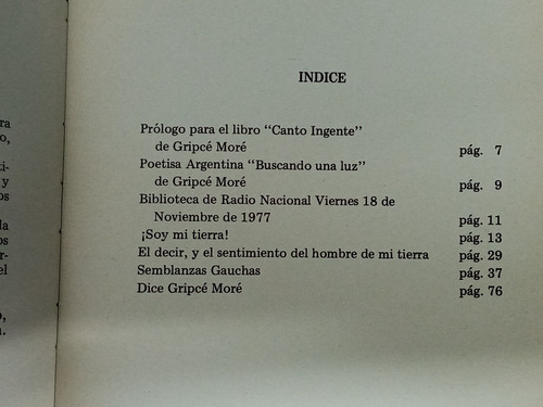 Imagen 2 de 4 de Canto Ingente * Gripce More * Autografiado *