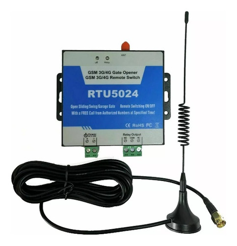 Abre Portón Celular Rtu 5024 4g + Fuente De Poder Y Chip