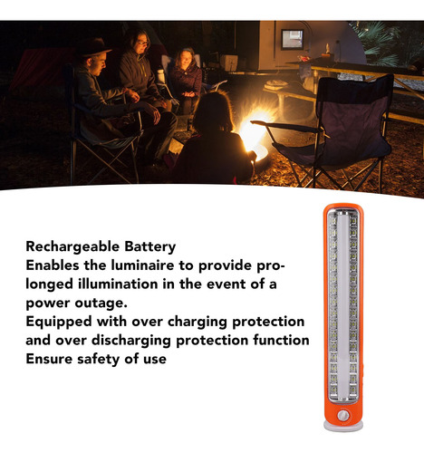 Lámpara De Emergencia Led Recargable De Largo Alcance