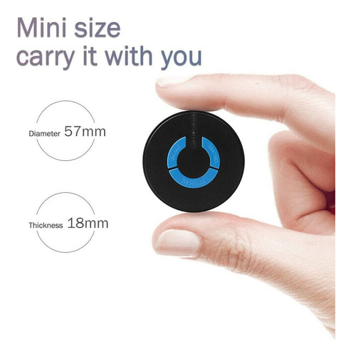 Mini Masajeador Portátil Y 3 Pegatinas Intercambiables