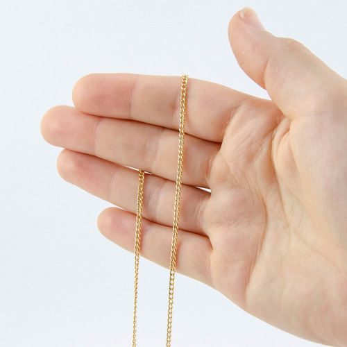 Colar Masculino Ouro 18k 750 Grumet 2.2 60 Cm Certificado